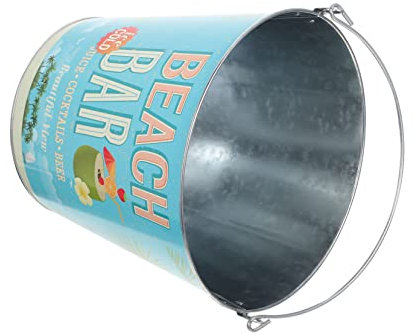 MAGICLULU 1satz Vintage Eiseimer Aus Eisen Doppelwandiger Cocktailbehälter Für Eiswürfel Und Getränke Für Bar Ktv Strand Und Outdoor-Events