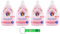 4x Chanteclair I Concentrati - Ammorbidente Concentrato, Fragranza Peonia e Magnolia, per Capi Morbidi e Profumati - 50Lavaggi 1Lt + Portachiavi Beni Culinari in Omaggio