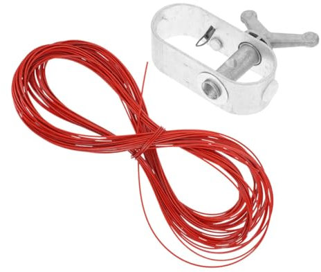KONTONTY Swimming Pool Cover Winch Kit for Ground Pools Aluminum Constructed for Safety