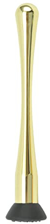 Kobeleen Stainless Steel Cocktail Muddler Ice Crusher - Black/Golden/Rose-Gold/Silver - Bar Tool Wine Tools - Home Use - Drinks Accessory