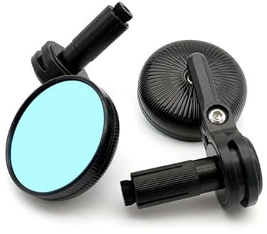 Motorrad Lenkerendenspiegel Für SV650X Für Triumph Für Bonneville Für Geschwindigkeit Für Twin Für Trident Für 660 Universal Motorrad Spiegel Runde Motorrad Spiegel Motorrad Rückspiegel(A)