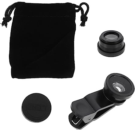 KITANDOVE 2sätze Fisheye Objektiv Für Smartphones Teiliges Kameraobjektiv Kit Mit Weitwinkel Und Makro-Funktion Für Beeindruckende Landschaftsaufnahmen Architektur Und Detailfotografie