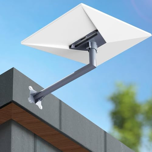 Mailfull Supporto a Parete per Starlink Gen 3 Starlink Internet Kit Satellitare Regolabile A 360° Compatibile Con Ricevitori Starlink Standard Gen3