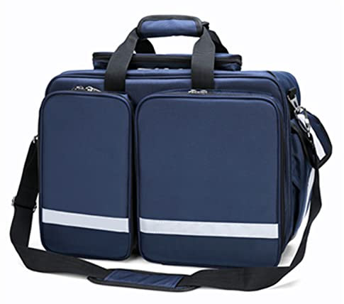 SULQING Erste-Hilfe-Rucksack-Tasche, leer, Notfallhelfer-Trauma-Tasche, leer, professionelle große Erste-Hilfe-Tasche, Erste-Hilfe-Tasche für den Notfall, ideal für EMT, EMS, Sanitäter