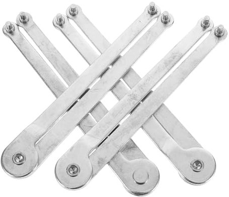 HYTROVE 4pcs Adjustable Angle Grinder Spanner Wrench Sturdy Tool for Grinder for Quick Disassembly