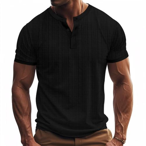 Mens T Shirt Quick Dry Light Weight Soft Moisture Wicking Active Plain Short Sleeve Athletic Shirts Workout Top Active Wear Undershirts Jumper （Black, S
