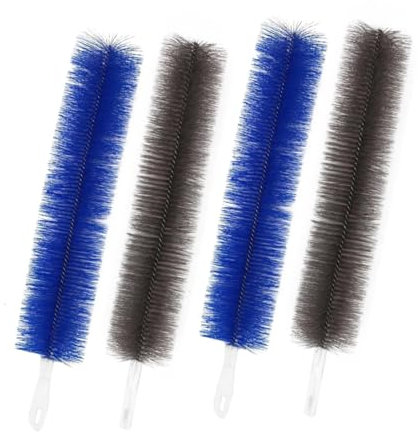 GLEAVI 1 Jeu Nettoyage De La Poussière De La Brosse Brosse Plumeau Brosse De Nettoyage À Poils Multi-usage Rose Long Pour Ventilateur Outils De Nettoyage Nylon 4 Pièces