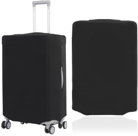 JYNXOR 1 Pcs Housse Valise, Housse de Valise Protection Housse, Elastique Housse Valise Protection, pour Valise de Voyage en Elastique pour Bagage de Bagage Cover Protection Valise Noir, 22-24 Pouces