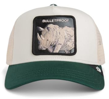 Goorin Bros. Trucker Cap Bulletproof Chalk Guard Beige Grün, Size:OneSize