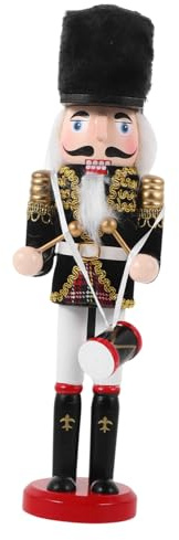 Zerodeko Soldat Casse-Noisette Bois Décoration De Noël Figurine Réaliste pour Intérieur
