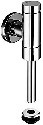 SCHELL 024770699 Urinal-Spülarmatur SCHELLOMAT BASIC SV, DN15 , Urinal Druckspüler ½“ mit Drucktaster , max. 0,3l/s, 0,8-5bar, 1-6l , Spülrohr ,18x200mm, Rosette, Spülrohr-Innenverbinder , mit integriertem Serviceabsperrventil
