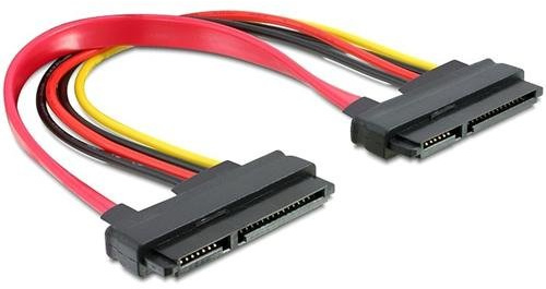 DeLOCK 84406 - Cable SATA, Rojo