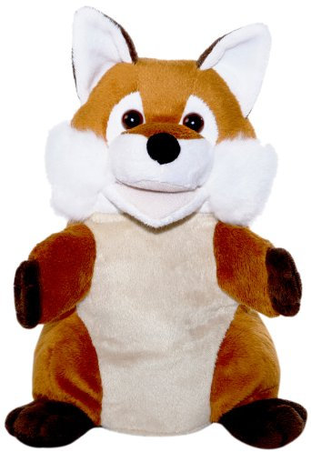 Bauer Spielwaren Theatrello Handpuppe Fuchs: Kuscheltier für Puppentheater und Lernspiele, waschbar, braun (11833)