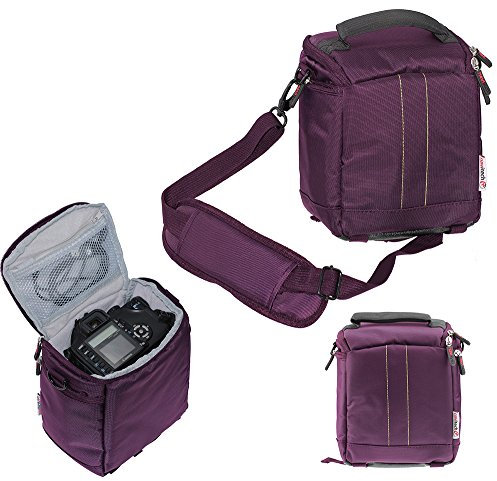 Navitech Purple Headphone Carry Case/Cover/Bag for The Pioneer HDJ500 / Pioneer HDJ1500 / Pioneer HDJ2000