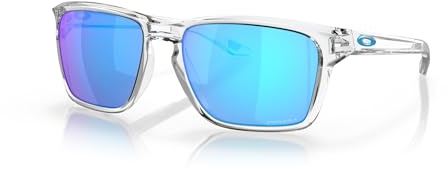 Oakley SYLAS Sonnenbrille POLISHED CLEAR/PRIZM SAPPHIRE Einheitsgröße