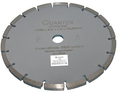 Diamant Frässcheibe Ø 230 mm Segmentstärke 9,5 mm, Fugenfräser für Mauerwerk und Putz