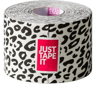 Just Tape It Kinesiologie Tape (5cm x 5m) | Hautfreundliches Kinesiotapes | Wasserdichtes & Latexfreies Kinesiotape | Sporttape für Behandlung von Verletzungen & Beschwerden | Cheetah