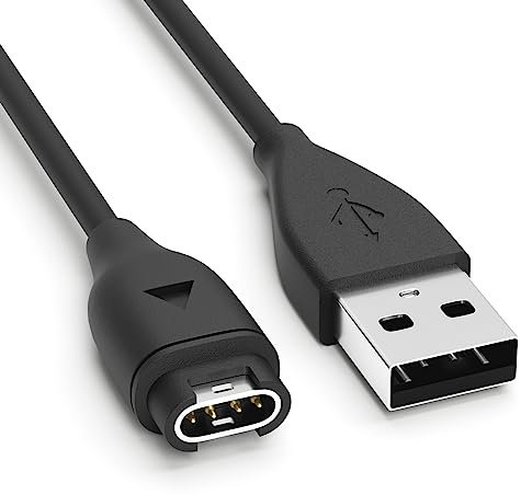 Sinoacc Ladegerät Kompatibel mit Garmin UHR Ladekabel Fenix 5 5S 5X Plus 6 6S 6X Pro 7 7S 7X,Forerunner 745 935 945 45 45S 245 Music,Instinct,Approach S10 S40 S60 S12 S42,Vívoactive 3 4 4S Venu