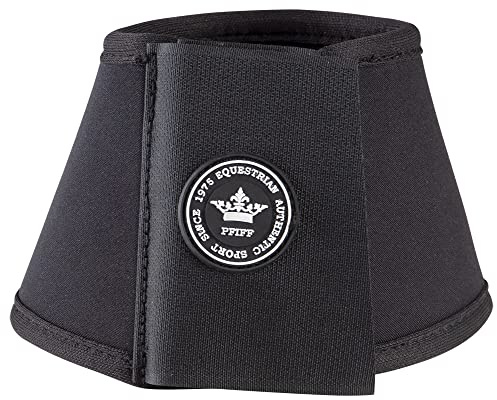 PF 102998 - Coppia di Campane per Saltare con Chiusura in Velcro, in Neoprene, Colore: Nero S