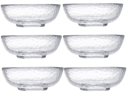 Rikyo Lot de 6 tasses à thé en verre résistant à la chaleur, mini tasses à expresso, service à thé kung fu, petite tasse à thé chinoise, 50 ml, sans poignées, tasse à thé japonaise faite à la main