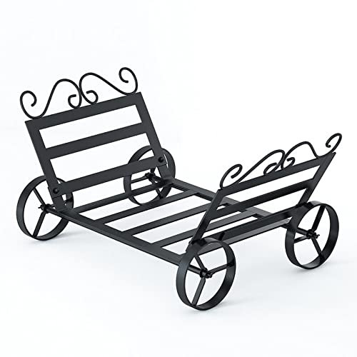 MYVVKIA Kaminholzregale Brennholzregale Autoform Brennholzhalter, Holzscheite Lagerständer für Terrasse Deck Kamin Geräteschuppen, Wohnzimmer Holzstapel Organizer in einfachem St