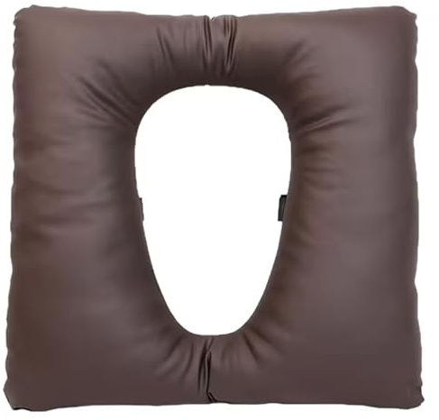 HUTRADE Coussin De Chaise De Toilette Anti-escarres, Coussin Doux pour Chaise Percée De Chevet Siège De Toilette Imperméable en Coton épais PU pour Fauteuil Roulant