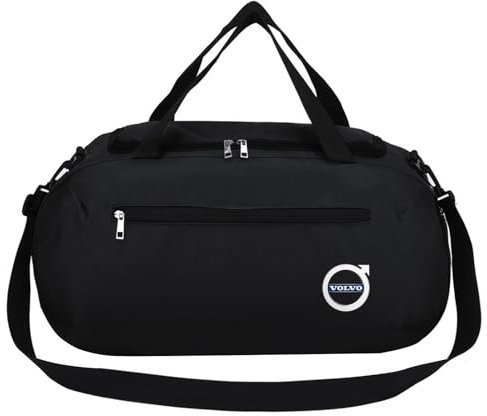 ZILUXI Ultraleicht Reisetasche Vo-lv.o, Reise Tasche Herren Damen, Trainingstasche, Turntasche, Sporttasche(Black)
