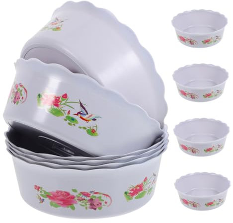 Alipis 10piezas Maceta De Hidropónica Maceta De Cuenco Decorativa Unidades Redondas para Plantas para Hogar y Oficina
