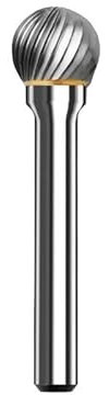 1 st hårdmetallgrad 6 mm skaft enkelskuren roterande fil for roterande metallborrfräsning snidningsverktyg(D Type 10x9mm)