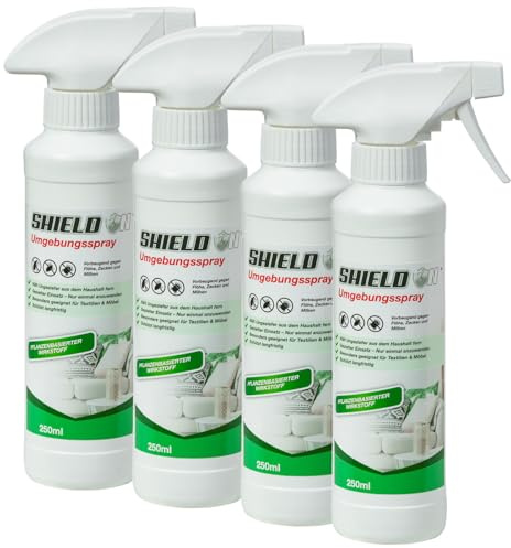 ShieldOn Umgebungsspray 4X 250 ml - gegen Ungeziefer im Haushalt