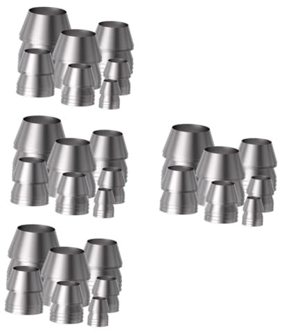 Lurrose 4 Ensembles Outil De Marteau De Coin Bushcraft Réparation Hacher Traîneau Cales Acier Coin De Rechange pour Marteau Coin De Manche De Marteau Coin De Fer Le Fer 7 Pièces * 4