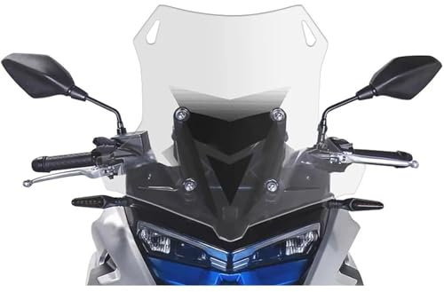 Motorrad Windschild Für VOGE Für Valico DS 525X Für 525DSX 2022 2023 Windschutzscheibe Motorrad Windschutzscheibe Frontscheibe Windabweiser Windschutzscheibe Motorra(H10CM T4.5MM)