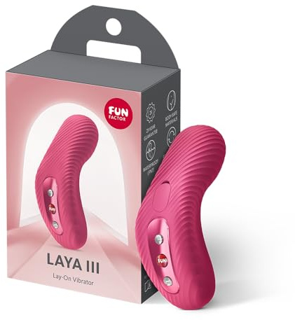 Fun Factory Laya III | Auflegevibrator für Frauen | 10 Programme | USB-C | Klitorisstimulation mit Vibration & Klopfen | IPX7 wasserdicht | Sexspielzeug | Erotik | Hautfreundlich