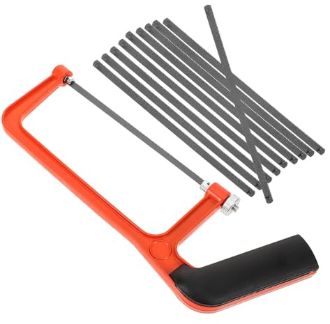 Artibetter Mini Segueta de Mano para Madera y Plástico Mango Ergonómico y Diseño Antidesgaste Adecuado para Carpintería y Trabajos Manuales Precisos