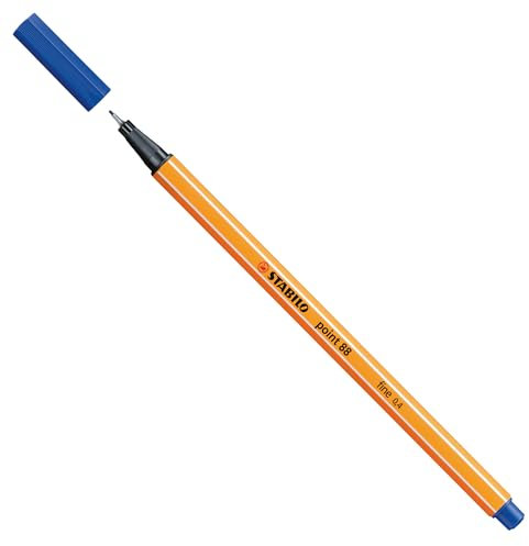 STABILO Fineliner point 88, Strichstärke: 0,4 mm, blau VE=5