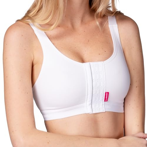 LIPOELASTIC PI Active – Brassière de Compression Post-Opératoire & Soutien-Gorge de Contention Femme (FR/ES, Alpha/Lettres, TG, Taille Normale, Taille Normale, Blanc)