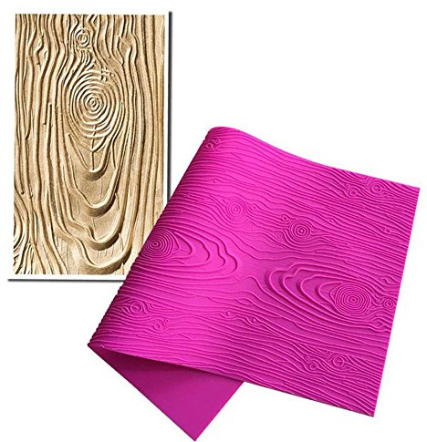 Woodgrain Silikon-Prägematte, Spitzenmuster, für Fondant/Kuchen, Silikonmatte, Backwerkzeug, zur Kuchen-Dekoration rose