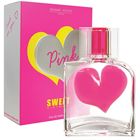 JEANNE ARTHES - Parfum Femme Sweet Sixteen Pink - Eau de Parfum - Flacon Vaporisateur 100 ml - Fabriqué en France à Grasse