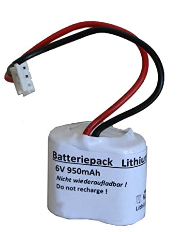 JST EHR-3 Batterie au lithium F2x1 avec câble 6 V 950 mAh
