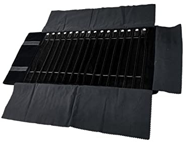 Hellery Astuccio Arrotolabile per Gioielli/Pieghevole/Multifunzionale/Grande capacità/Portatile Leggero Piccolo Organizer Custodia per Gioielli