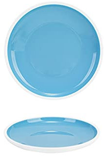GaRcan Dinner Plate Dinner Plate Dinner Plates Large Round Dinner Dishes for Indoor and Outdoor Use Dishwasher Safe Dinner Plates Household Plates/Beige