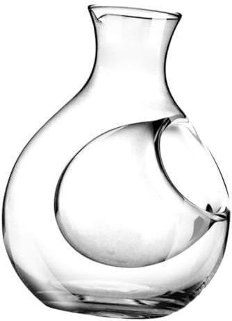 MOLUCKFU Whiskykaraffe Glas 250ml Wein Dekanter Getränkespender Belüfter Haus Bar Karaffe Elegant