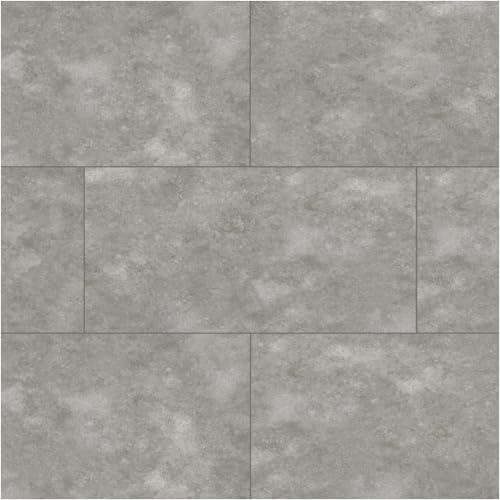 HORI Klick Hartvinylboden Rigid SPC Steinfliese Fliesenoptik - Klick-Vinyl mit Trittschalldämmung - schwimmende Verlegung - 91,5 x 47,4 x 0,6 cm - 1,736 m² - 4 Dielen