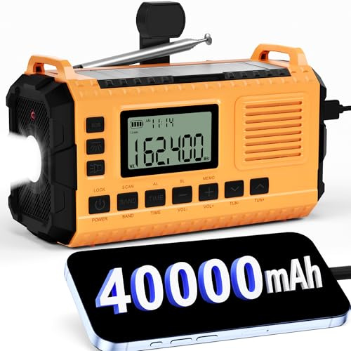 Emergency Weather Radio - AM/FM/NOAA Hand Crank Radio