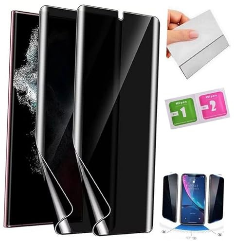 AILIKA compatible con Xiaomi Mi A2 Lite - Pack de 2 protectores de pantalla de seguridad visual en hidrogel - Alta seguridad, máxima resistencia, antiespía