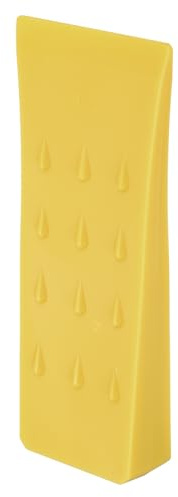 QUARKZMAN Kunststoff Fällkeil 1 Stück ABS Kunststoff Forstkeil 203 mm Spaltkeil für holz Kunststoffkeile Fällkeil für Schlagschrauber Fällkeile Baumkeile Holzkeile Forst Zubehör Wald Gelb
