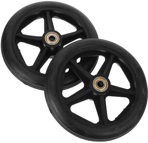 DIYEAH 2 Pièces Roues Frontales De Rechange Pour Fauteuil à Roues Fixation Pour Fauteuil Roues De Remplacement Pour Déambulateurs