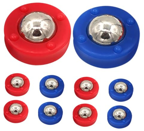 TOYANDONA 10piezas Bolas De Barajar para Mesa Cuentas Rodantes para Mesa Mini Discos De Repuesto para Tejo para Jugar Interiores y Fomentar La Unión Familiar