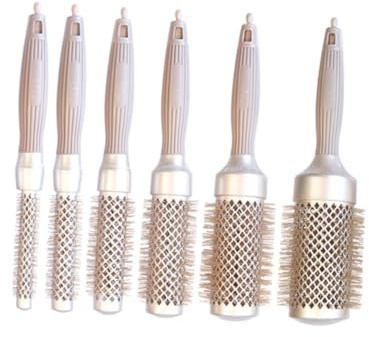 OFFIGAM Pettine Arricciacapelli in Alluminio per in Salone e Casa Denti Lisci per Districare Strumento per Acconciature Confortevoli