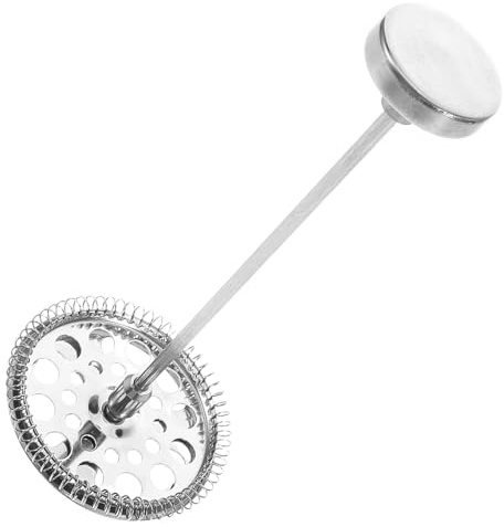 ULDIGI Stainless Steel Coffee Pot Plunger Rod with 7.1 Inch Mesh Filter Screen for Espresso and Tea Brewing at Home or Office